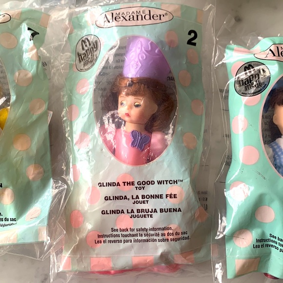 2007 Madame Alexander Wizard of Oz McDonalds HAPPY MEAL DOLLS Set - Picture 4 of 10